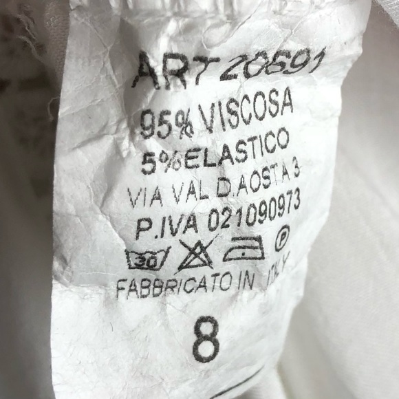 Made in Italy white peasant blouse - Picture 6 of 6